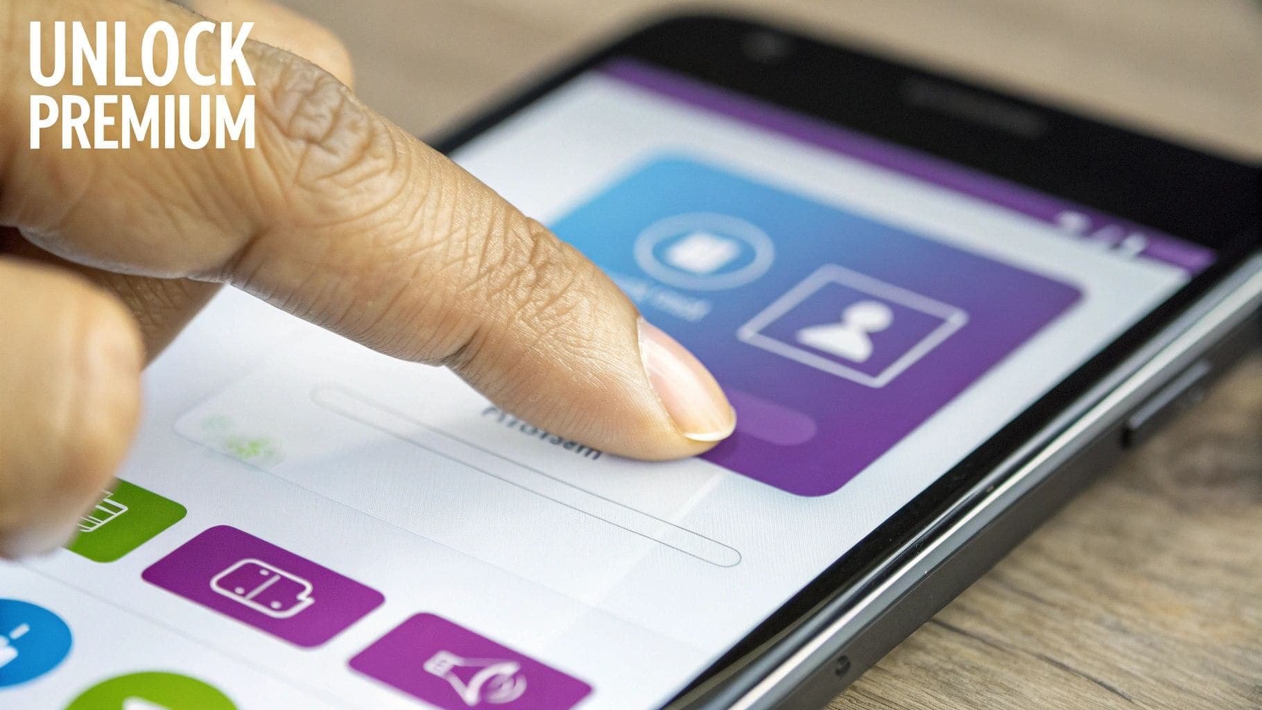 Mobile app in-app purchase and subscription revenue model showing conversion funnel from free users to paying customers